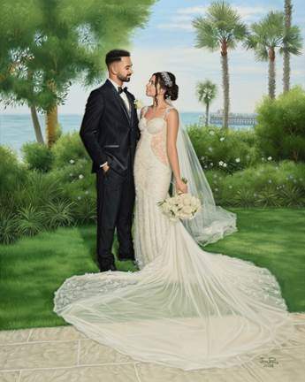 Southern California Live Wedding Painter