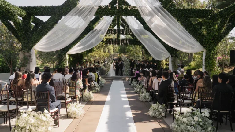 Coyote Hills Golf Course wedding ceremony