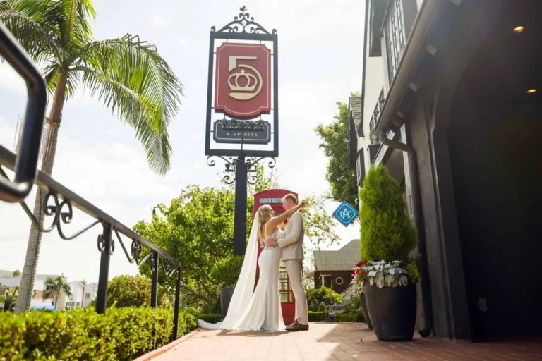 Newly weds couple in Five Crowns