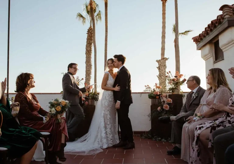 Ole Hanson Beach Club wedding ceremony