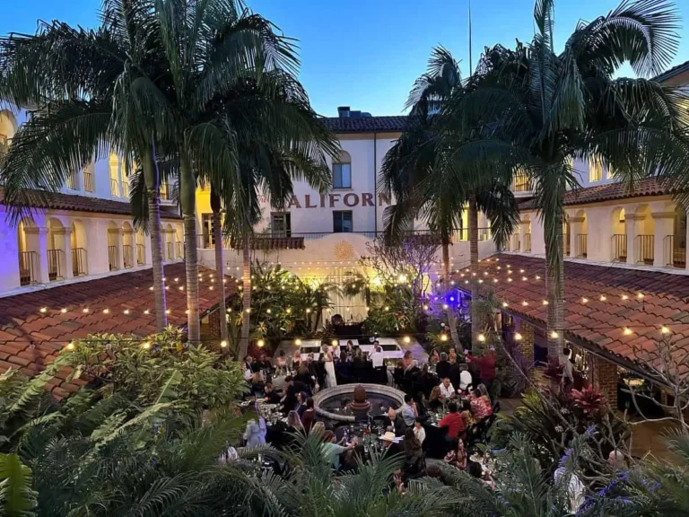 Villa del Sol high-angle shot - Orange County wedding venues